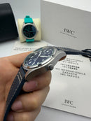 IWC Pilot 40mm Mark XX - Pilot 40mm - Aço/Couro - Azul