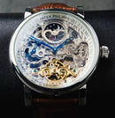 Patek Phillippe Turbilhão 42mm Aço Mostrador Branco