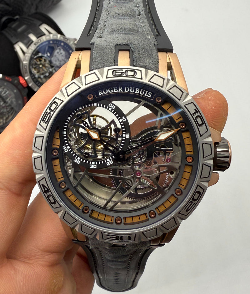 Roger Dubuis Spider Excalibur Monobalancim 45mm Aço