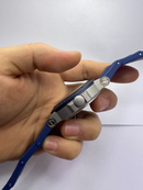 Bvlgari Alumium 40mm - Mostrador Cinza Aluminio Pulseira Borracha Azul