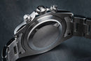 Rolex Daytona 40mm Aço Mostrador Preto Luneta Preta
