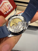 Patek Philippe Aquanaut 42,2mm Aço Mostrador Azul - Clone