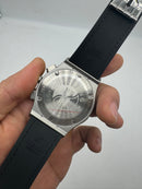 Hublot Vendome Classic Chrono 45mm, Aço/OxSilver Mostrador Preto Carbono
