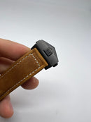 Tag Heuer Carrera Aço OxBlack 43mm, Mostrador Preto, Puls. Couro