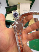 Rolex Yacth-Master 40mm Aço e Rose Mostrador Marrom