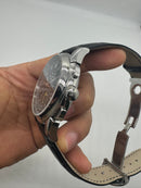 Patek Phillippe Fases da Lua 42mm Aço, Pulseira Couro