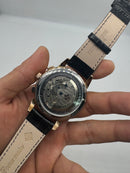 Patek Phillippe Turbilhão 42mm Aço/Rose, Pulseira Couro