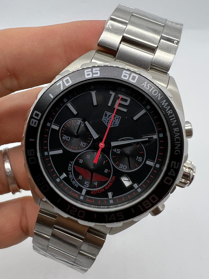 TAG Heuer Aston Martin Racing, Chronograph Eletrônico, 44 mm, Aço