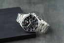 Tag Heuer F1 Cronometro 43mm Aço Mostrador Preto Bezel Preto