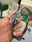 Rolex Daytona 40mm Aço, Mostrador Prata