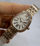 Bvlgari SERPENTI SEDUTTORI 33mm Rosè - Mostrador Branco - Bezel Crav