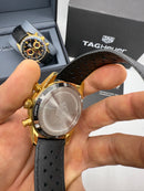 TAG Heuer Carrera Chronograph Aço/Dourado 39mm - Dourado -