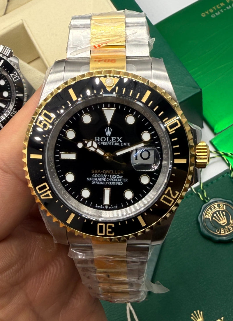 Rolex Sea-Dweller Aço/Ouro 43mm - CLONE