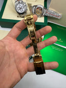 Rolex Daytona 40mm Aço Dourado, Mostrador Dourado