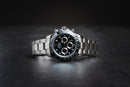 Rolex Daytona 40mm Aço Mostrador Preto Luneta Preta