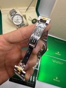 Rolex Oyster Perpetual Land‑Dweller 40mm Aço/Dourado, Mostrador Prata