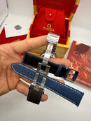 Omega Speedmaster 42mm Silver Snoopy Aniversário de 50 anos CLONE