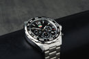 Tag Heuer F1 Cronometro 43mm Aço Mostrador Preto Bezel Preto