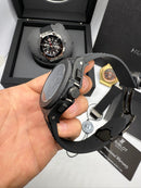 Hublot Big Bang 20th Anniversary King Aço/OxBlack 43mm, Mostrador Preto