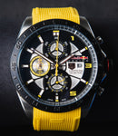 Tag Heuer Carrera RedBull Aço 43mm Mostrador Preto Bezel Preto