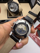 Patek Philippe Perpetual Calendar, Aço, 40mm, Mostrador Preto, Pulseira Preta