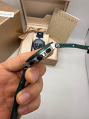 Bvlgari Aluminium Crono 41mm - Aço - Mostrador Verde