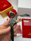 Omega Seamaster Co-Axial 40mm Mostrador Verde