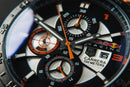 Tag Heuer Carrera RedBull Aço 43mm Mostrador Branco Bezel Preto