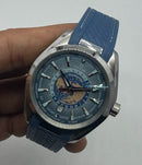 Omega Aquaterra 41,5mm Aço, Pulseira Borracha
