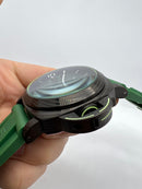 Panerai Luminor Marina 44mm Aço Mostrador Verde Pulseira Borracha