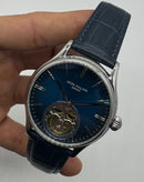 Patek Philippe Classic Turbilhão 40mm Aço, Pulseira Couro