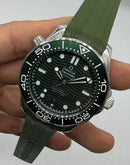 Omega Seamaster Co-Axial 40mm Mostrador Verde