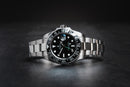 Rolex GMT Master II 40mm Aço Mostrador Preto Luneta Preta