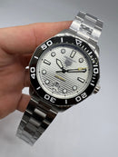 Tag Heuer Aquarecer 300, 43mm, Aço, Mostrador Branco