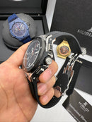 Hublot Big Bang 20th Anniversary King Aço 43mm, Mostrador Preto