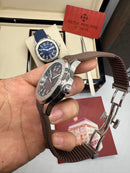 Patek Philippe Aquanaut 41mm Aço Mostrador Marrom