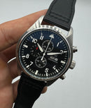 IWC Aviador Cronógrafo TOP GUN 41mm Aço