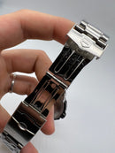Tag Heuer F1 Cronometro 44mm Aço Mostrador Branco Luneta Preta