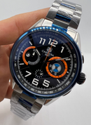 TAG Heuer Carrera BMW Aço 43mm Mostrador Preto