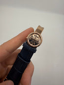 Patek Philippe Classic Turbilhão 44mm Aço/Rose, Pulseira Couro