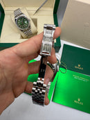 Rolex Date-Just 36mm Aço, Mostrador Rose, Luneta Canelada
