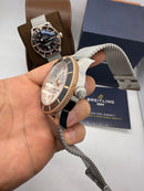 Breitling Superocean Aço 44mm Pulseira Aço Milanes