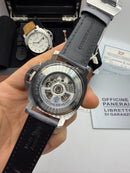 Panerai Luminor Marina 44 mm Aço Mostrador Branco - Pulseira Nylon/Couro