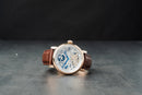 Patek Phillippe Turbilhão 42mm Rosé Mostrador Branco