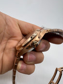 Patek Philippe Nautilus Fases da Lua 39mm, Aço/Rose