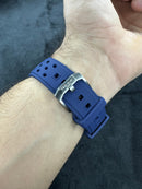 Tag Heuer F1 Cronometro 42mm Aço Mostrador Azul Luneta Azul
