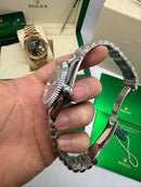 Rolex Day-Date Presidente 40mm Aço Mostrador Verde