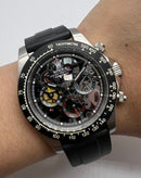 Rolex Daytona La Montoya Aço 40mm - Mostrador Preto -Pulseira OysterFlex