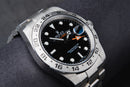 Rolex Explorer II 42mm Aço Mostrador Preto Luneta Aço Puls. Oyster