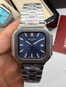 Patek Philippe Cubitus 40mm, Mostrador Azul, Pulseira Aço